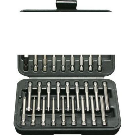 Projahn Bit-Box 36-teilig, 6,3 / 1/4", für Elektroschrauber, Länge 75mm, Bit-Set