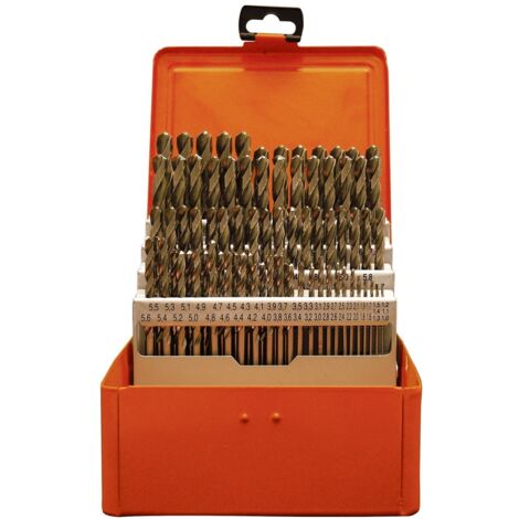 Projahn Bohrerkassette DIN 338 HSS-Co 50-tlg. 1-5,9/0,1 mm SPEED