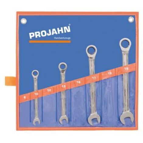 Projahn GearTech Schlüssel Satz Rolltasche 4-tlg. 10 - 13 - 17 - 19 mm