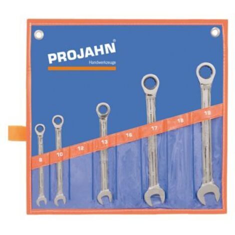 Projahn GearTech Schlüssel Satz Rolltasche 5-tlg. 8 - 10 - 13 - 17 - 19 mm