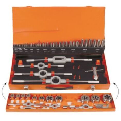 PROJAHN Gewinde Schneidzeug Satz 55tlg, HSS-G, M3-M20 in Metallkassette