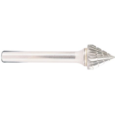 Projahn Hartmetallfräser, Form J Kegel 60° d1 6.0 mm, Schaftd. 6.0 mm Kreuzverzahnung