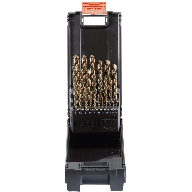 Projahn Kunststoff Kassette Din 338 Typ Sn 25-tlg. 1 - 13 Mm/0, 5 Stgd.