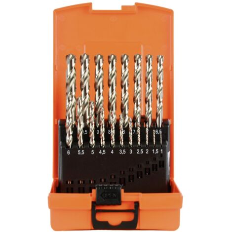 Projahn Kunststoffkassette DIN 338 HSS-G 19-tlg, 1-10/0,5 mm - BASIC