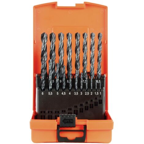 Projahn Kunststoffkassette HSS-R DIN 338 19-tlg, 1-10/0,5 mm - BASIC