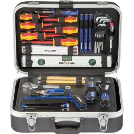 Projahn proficraft Werkzeugkoffer 128 teilig, Nuss Satz, Ratschen, Schrauberbits