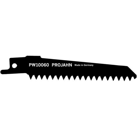 Projahn Säbelsägeblatt PW10060 HCS 100x19x1,05 mm - 6 ZpZ 5er Pack - für Gipskartonplatten