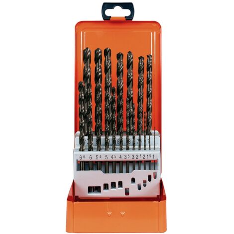 Projahn Spiralbohrer Satz HSS-G ECO 19-tlg. 1-10/0,5mm, in Metallkassette 60831