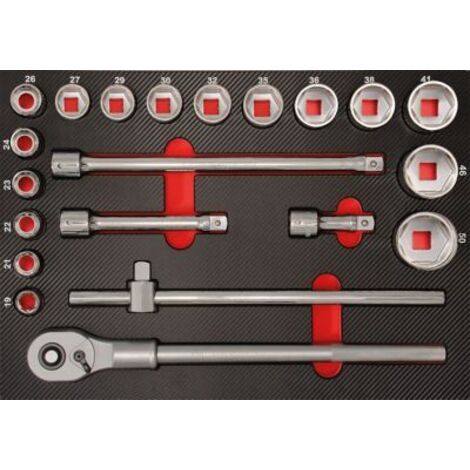 Projahn Stecknuss Einlage 21-tlg. 3/4