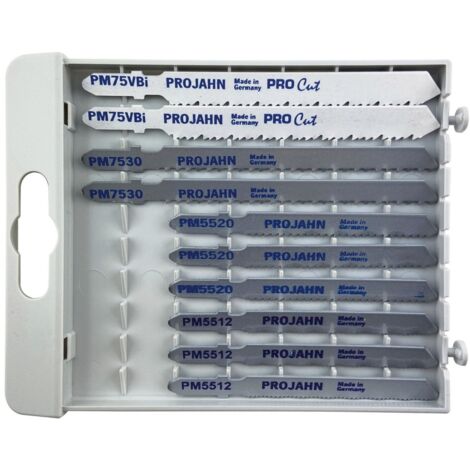 PROJAHN Stichsaegeblaetter Sortiment 10tlg MetallPRO