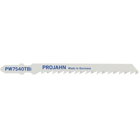 Projahn Stichsägeblatt PW75TBi BIM 100x8x2,5mm Verzahnung 4,0mm - 5er Pack extra starkes Blatt