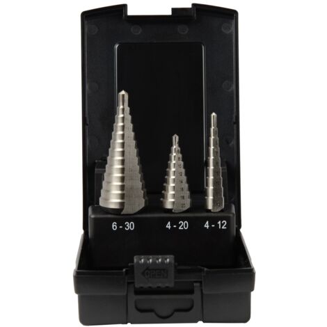 Projahn Stufenbohrer gerade Nut Set ECO HSS-Co 5% 3-tlg.