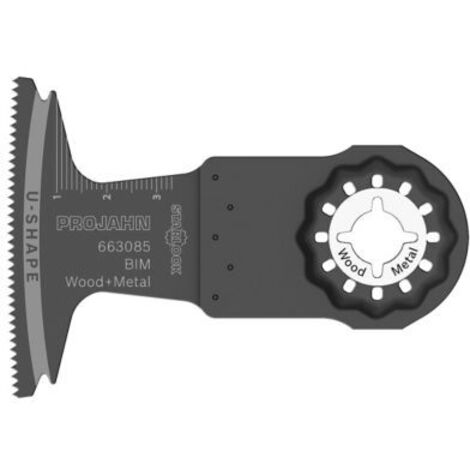 Projahn Tauchsägeblatt für Holz &. Metal, BIM, Starlock, 65 mm x 40 mm, 5 VE