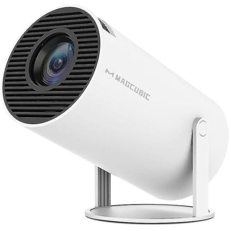 Projecteur 4K Android 11HY300 Dual Wifi6 200 ANSI Allwinner H713 Bt5.0 1080p 1280720p Cinéma Extérieur Portable Projecteur - Prise UK-HY300