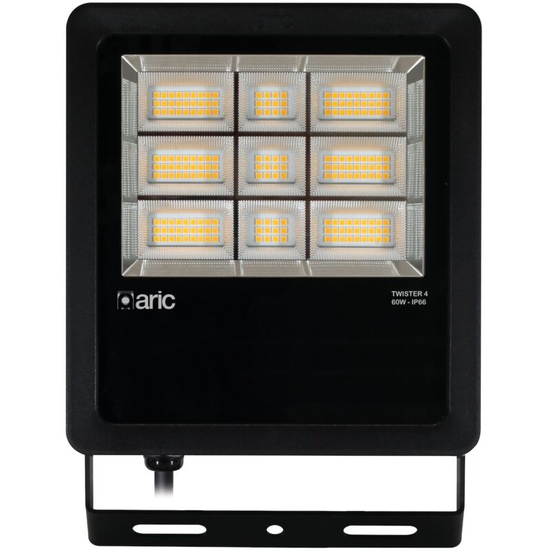 Projecteur à led Aric twister 4 - 60w - 3000k - noir Aric 51669