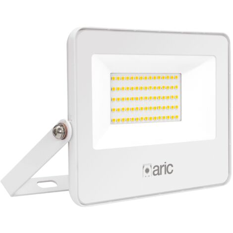 projecteur à led - aric wink 2 - 50w - 3000k - blanc - aric 51287