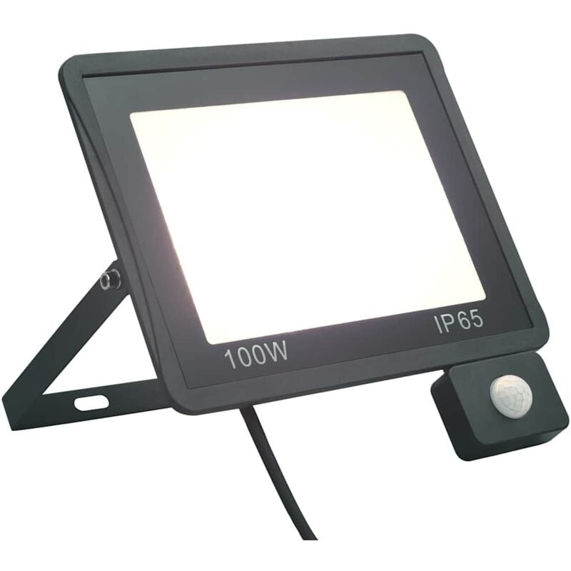 Vidaxl - Projecteur à led avec capteur 100 w Blanc froid
