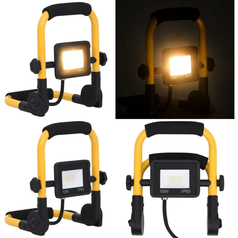 Projecteur à led avec poignée 10 w - projecteur à led - projecteurs à led - Home & Living - Noir