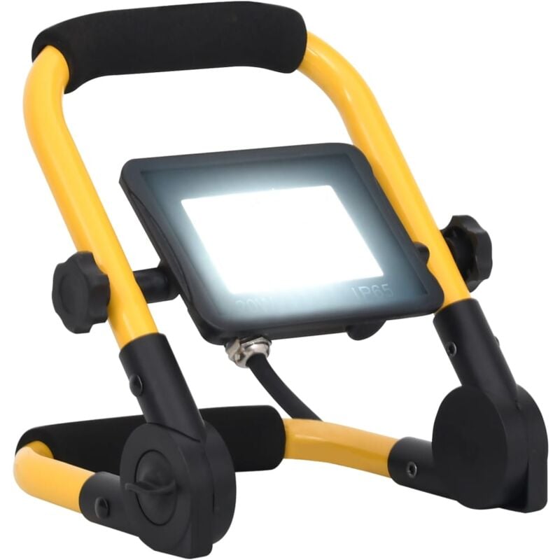 Vidaxl - Projecteur à led avec poignée 20 w Blanc froid