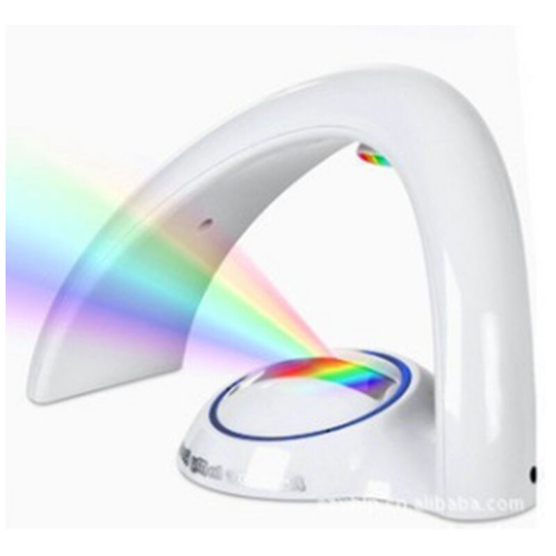 Projecteur arc-en-ciel Led Light Reflection - Rainbow In My Room - Cadeau pour enfants (1 pièce - Blanc)