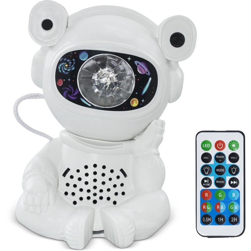Mediawave Store - Projecteur Astronaute Plafond Télécommande Bluetooth Lumière Nocturne