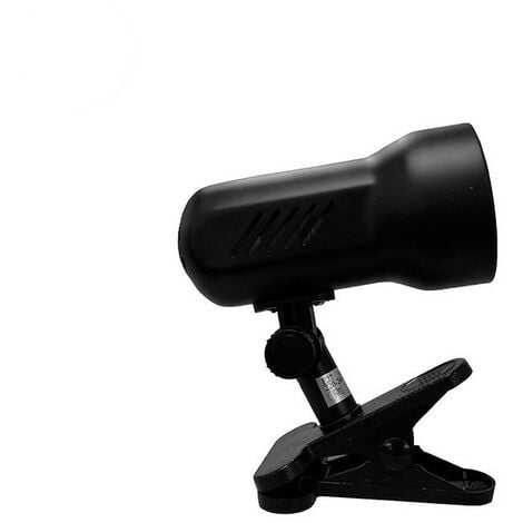 Projecteur Avec Pince Couleur Noir E27 Reinforcée Model Galaxy Edm