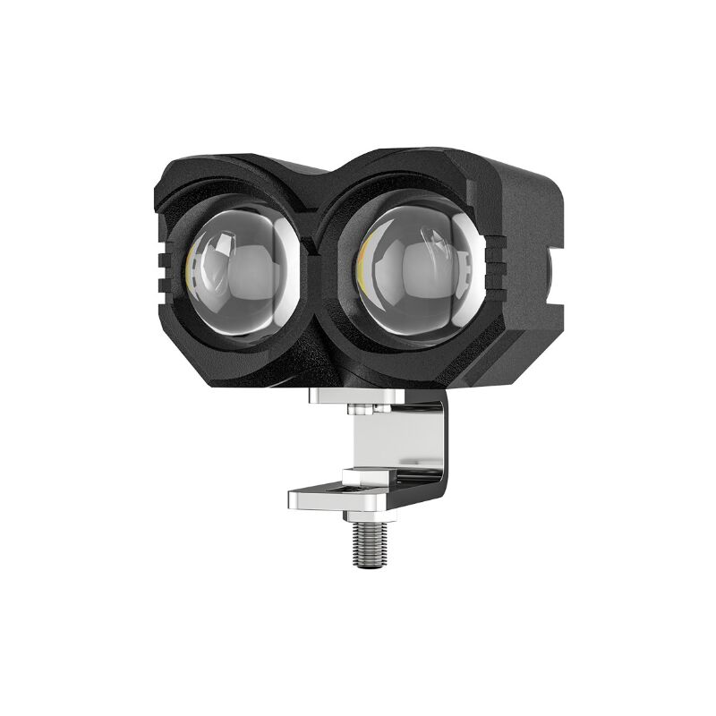 Lucky-88 - Projecteur bicolore à led pour moto, lumière lointaine et proche, super lumineux 2 lumières 20W lampe de travail à led pour voiture laser
