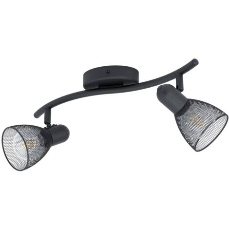 Projecteur caravane 2 projecteur d'intÉrieur e14 petite attaque en mÉtal noir couleur 98622