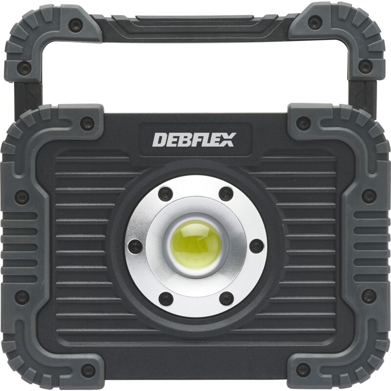 Debflex - projecteur chantier batterie simple flux IP44 smd 10W 6500K 750LM - 600492 - -