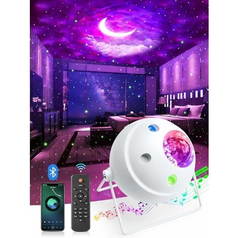 Projecteur de galAct aurore boréale, budgétaire d'étoiles aurore, veilleuse  LED, musique intégrée, lampe de projection pour décor de chambre à coucher,  cadeau pour enfant - AliExpress