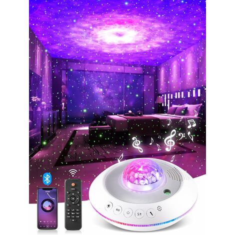 Generic - Projecteur LED ciel étoilé avec télécommande Lampe de nuit à  projection LED 3 niveaux de luminosité et 10 modes d'éclairage Prise -  Tubes et néons - Rue du Commerce