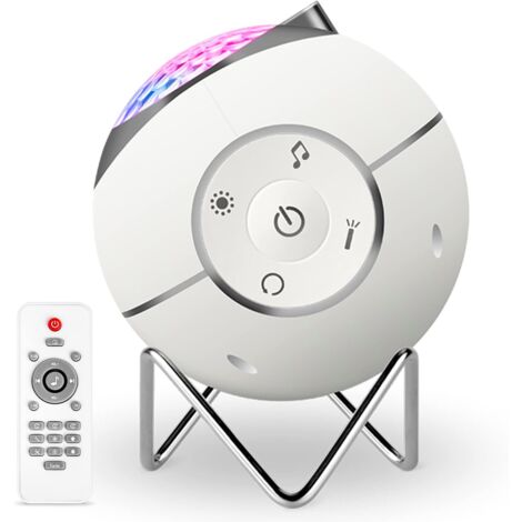 Projecteur Ciel Etoile, Projecteur Galaxie Led Planetarium Projecteur Lamp, Projecteur Galaxie Veilleuse Enfant avec Rotation de 360/Télécommande pour BéBé Enfant Adulte