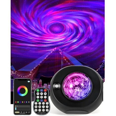 Projecteur Ciel Etoile, Veilleuse Enfants Projecteur de Galaxies avec Télécommande et APP Projecteur Étoilé Musique de Haut-Parleur Projecteur de Ciel Nocturne pour Decoration Chambre Fêtes