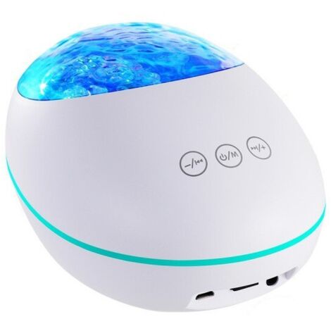Projecteur Ciel Etoile,8 Modes Lampe Projecteur LED étoile,éclairage Planetarium Projecteur Luminosité Réglable avec Haut-Parleur Bluetooth,Télécommande,Minuterie pour Bébé Enfant Adulte (blanche)