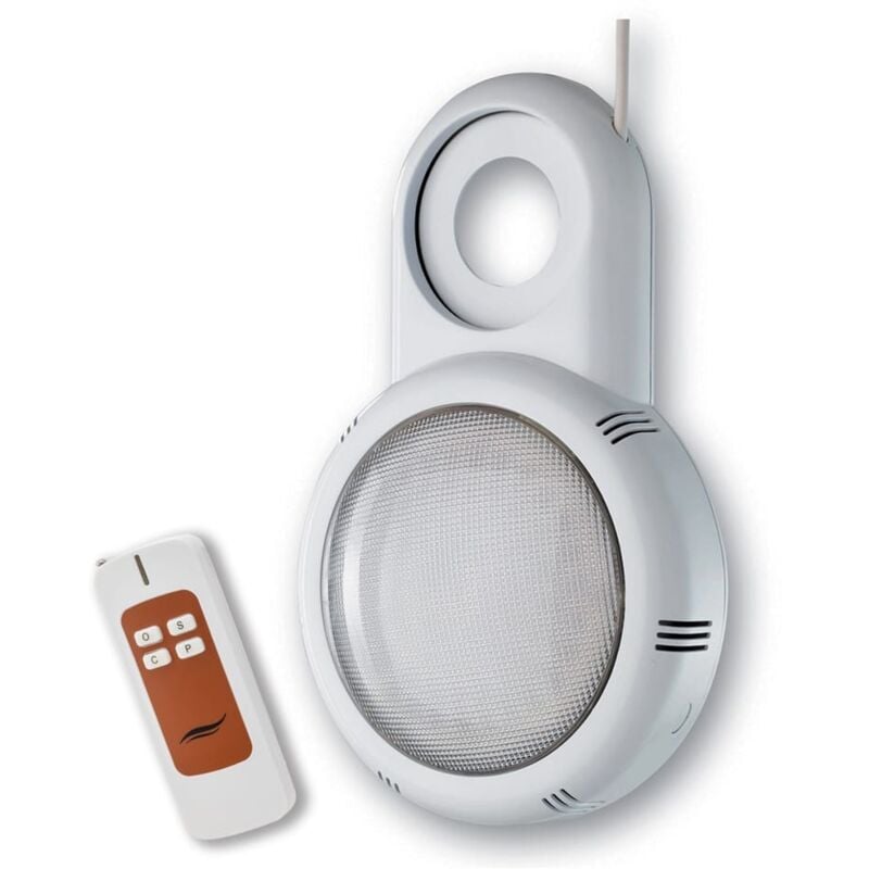 Seamaid - Kit Projecteur Piscine Hors Sol - Led Couleur - Couleurs Fixes Et Animations Lumineuses - Prêt à Éclairer - Montage Sur Buse De Refoulement