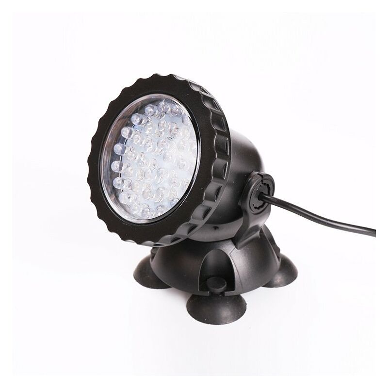 Thsinde - Projecteur d'aquarium avec base IP68 3W 12V projecteur éclairage de plongée multicolore angle réglable lumière sous-marine Led plongée