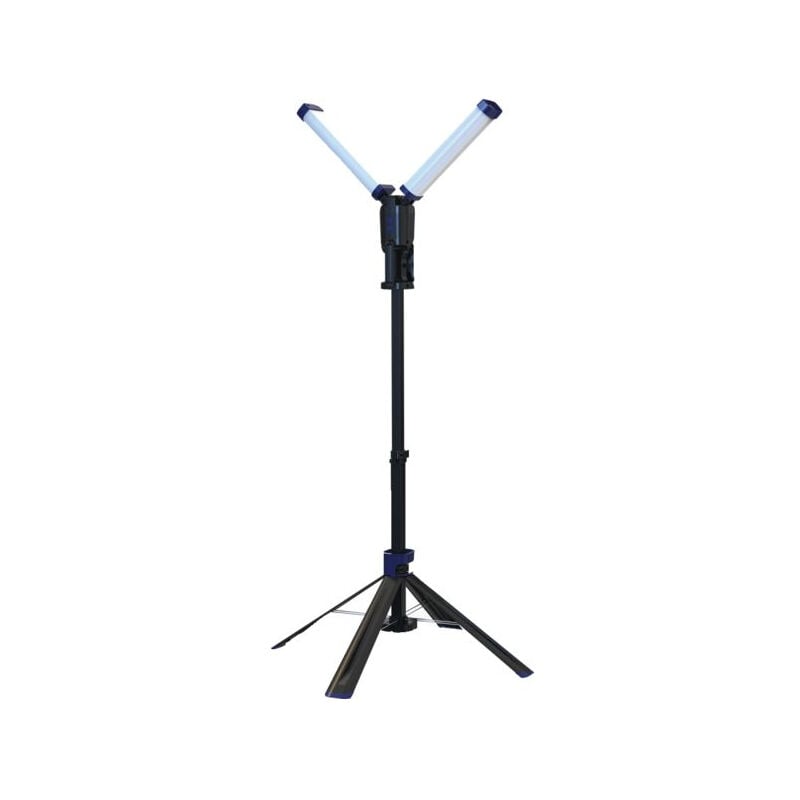 Arlux Lighting - Projecteur Double Sur Trépied My 2x40w - 5000k - 2x4000lm - Bleu