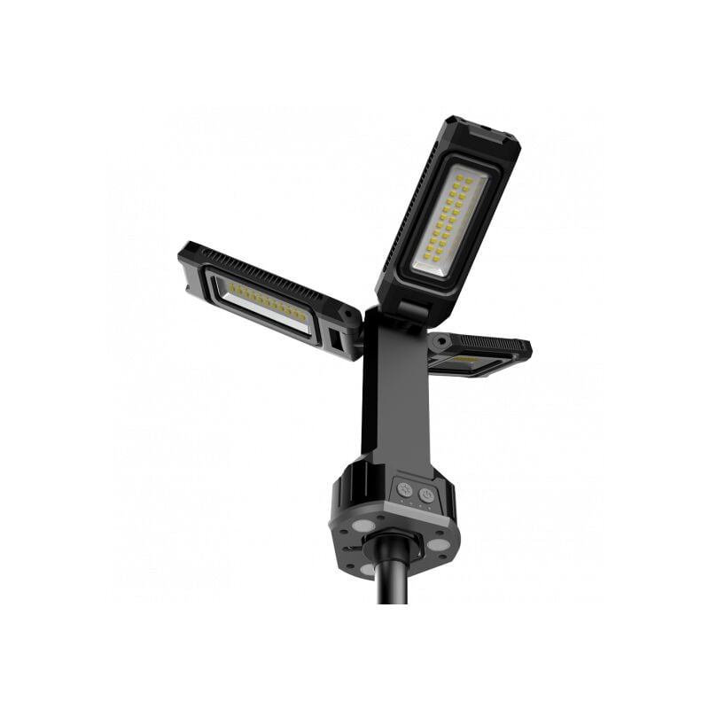 Projecteur de chantier LED rechargeable sur trépied 70W