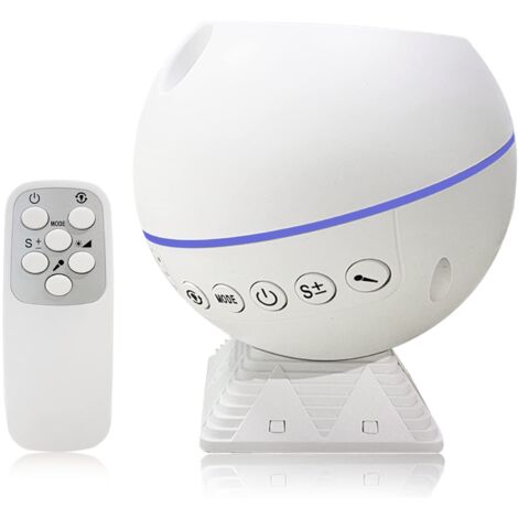 Projecteur de ciel étoilé, veilleuse à LED, galaxie, nébuleuse, ciel étoilé, nuage, lune, avec télécommande, 10 modes
