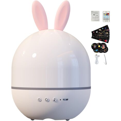 Projecteur de ciel étoilé – Veilleuse LED rotative à 360° avec télécommande, minuterie et 6 thèmes de projection pour la chambre et la détente