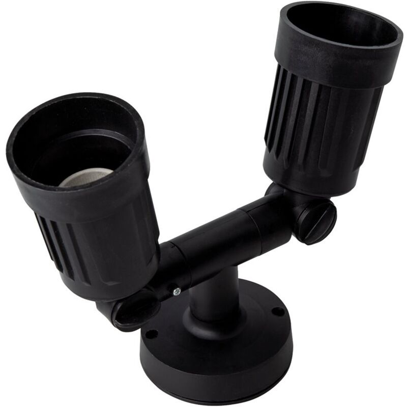 Projecteur de jardin double 2xe27 IP44 Matel