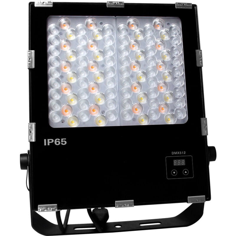 Projecteur De Jardin led 100W 7500LM IP65 25° - rgb+cct 27006500K (DMX512 & rdm)