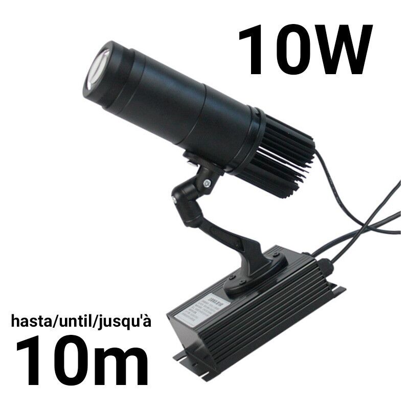 Barcelona Led - Projecteur gobo led 10W fixe - Intérieur - Optique 20° - IP20 Barcelona Led - Projecteur gobo led 10W fixe - Intérieur - Optique 20° - IP20