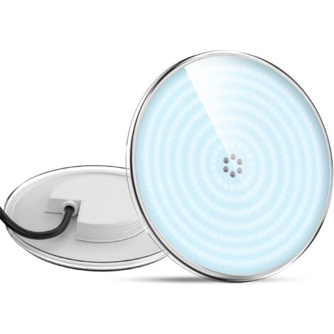 Projecteur de Piscine LED Rempli de Résine, 35W - Lampe PAR56 Équivalent à une Ampoule Halogène 300W, Étanche IP68, Angle de Faisceau 140°, 6000K