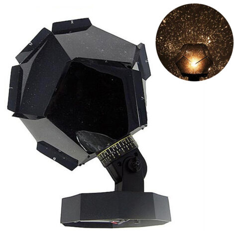 Projecteur de Plafond Cosmos DIY - Lampe de Projection LED Étoiles & Nuit - USB/Batteries AA - Assemblage Facile - Enfant/Décoration Domestique