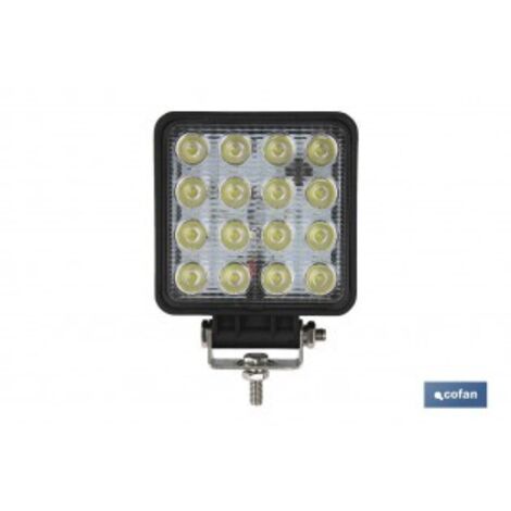 Projecteur de travail 16 LED 3360Lm 6000K 48W IP67