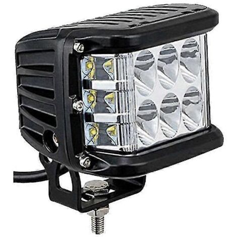 Projecteur de travail à triple éclairage latéral automatique, plafonnier, feu clignotant, phare, projecteur, feu stroboscopique