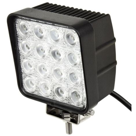 Projecteur de travail LED 12 V / 16 x 3 W