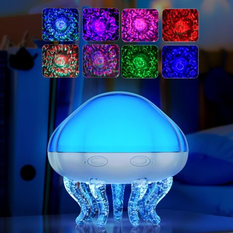 Projecteur de vagues de l'océan – Veilleuse mignonne avec minuterie et télécommande – Projecteur d'ambiance romantique – Décoration de chambre, cadeaux pour filles, garçons, Noël, anniversaire