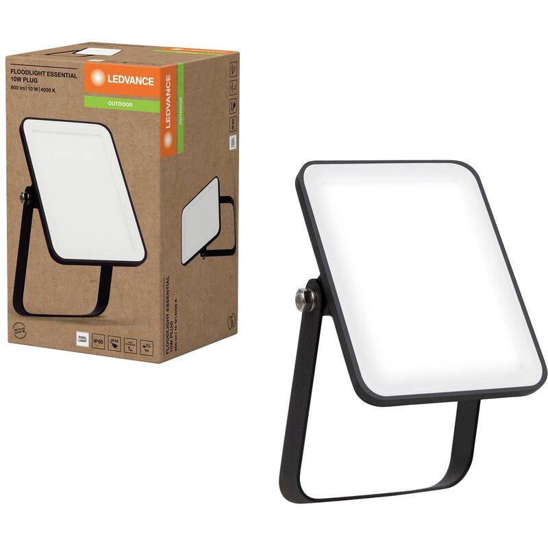 Projecteur d'éclairage led Ledvance fl Essential Plug 4099854094507 10 w blanc froid V810043